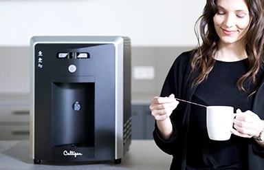 Waterkoeler met verschillende wateropties